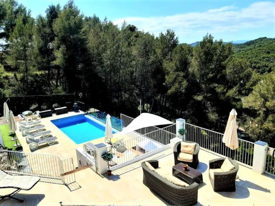 Villa Mur - Espectacular Villa Cerca De Sitges Y Bcn Оливелья Экстерьер фото